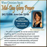 Mid-Day Glory Prayer With Rev. Gwen: God's Unconditional Love! pt 7