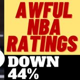 AWFUL RATINGS for the NBA FINALS - GET WOKE GO BROKE