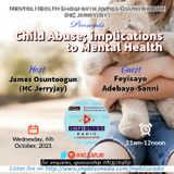CHILD ABUSE; Mental Health Implications