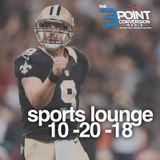 The 3cPoint Conversion Sports Lounge- College Football Playoffs Needs Tweaking, MLB Game 7, NFL (Brees Legacy),  NBA's Surprising Teams