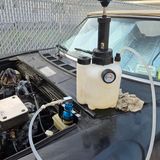 Radiators, cooling fans & pressure brake bleeding.