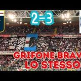 GRIFONE sconfitta immeritata. Triste finale ma la festa rimangono il saluto a BADELJ e la marea di C
