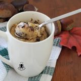 La mug cake castagne e cioccolato al microonde