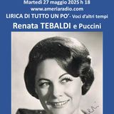 Lirica di tutto un po' voci di altri tempi - Renata Tebaldi e Puccini