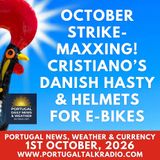 October strike-maxxing! Cristiano’s danish hasty & helmets for e-bikes; weather & currency