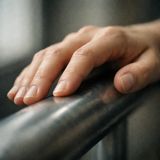Perfectly Imperfect - Hand slips off railing.