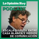 Cadenas de TV suspenden cobertura de Trump.