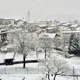 Prima neve in montagna. E domattina si replica, anche a quote basse
