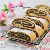 Girelle di frolla alla nutella-rotolo alla nutella