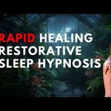 POWERFUL Rapid Healing _ Deeply Restorative Sleep Hypnosis (Black Screen)