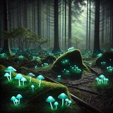 As-tu déjà entendu parler des champignons qui brillent dans le noir?