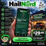 HailNerd™ Hail Tracker and Alerts App | Live Hail Risk, Radar and 3-Day Forecast