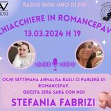 "Chiacchiere In RomancePav"...Stefania Fabrizi