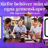 Avsnitt 177. Män behöver sina egna utrymmen och gemenskaper!