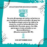 Aplastado por una excavadora | Devocional de Jóvenes | 4 de septiembre 2024