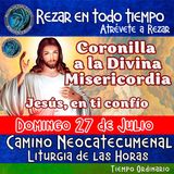 CORONILLA A LA DIVINA MISERICORDIA DE HOY. DOMINGO 27 DE JULIO 2025. 🙏  REZAR EN TODO TIEMPO.       
