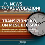 Transizione 4.0, un mese decisivo