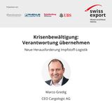 Marco Gredig | Managing Director Cargologic AG