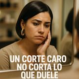 Un corte de cabello caro no corta lo que duele.