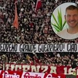 L’ultimo saluto degli ultras biancorossi a Riccardo Bettanin, guerriero che non si mai arreso