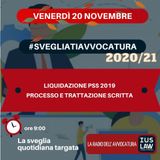 LIQUIDAZIONE PSS 2019 – PROCESSO E TRATTAZIONE SCRITTA – #SVEGLIATIAVVOCATURA