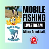 Ultralight Baitcasting - Micro Crankbait - Mobile Fishing Livestream 22 (Audio Podcast)