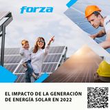EL IMPACTO DE LA GENERACIÓN DE ENERGÍA SOLAR EN 2022