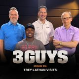 3 Guys Before The Game - West Virginia University Linebacker Trey Lathan Visits (Episode 551)