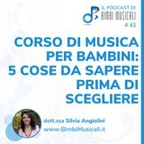 Corso di musica per bambini: 5 cose da sapere prima di scegliere