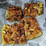 Quadretti di frittata di patate e zucchine