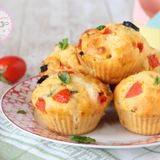 MUFFIN SALATI CON POMODORINI e l'aperitivo è servito!