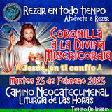 CORONILLA A LA DIVINA MISERICORDIA DE HOY. MARTES 25 DE FEBRERO 2025. IGLESIA CATOLICA 🙏 REZAR EN TODO TIEMPO.