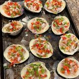 Clams Casino Salmon Ranch Style