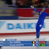 Ghiotto cannibale sui 10 mila: oro con record ai Mondiali di pattinaggio su ghiaccio