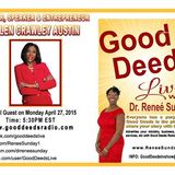 Author/Speaker/Entrepreneur Helen Crawley Austin stops by Good Deeds Dr.Sunday