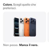Dov'è l'iPhone 17 Pro nero?