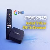 STRONG SRT420- TV Box 4K completo e conveniente