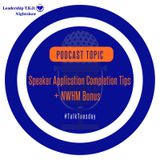 Talk Tuesday - Speaker Application Completion Tips | Lakeisha McKnight