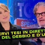 Nervi Tesi In Diretta: Del Debbio Spiazza la D'Urso!