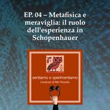 EP. 04 - Metafisica e meraviglia, il ruolo dell'esperienza in Schopenhauer