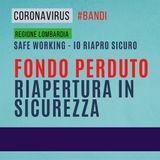Bando ‘Safe Working – Io Riapro Sicuro’, Regione Lombardia