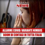 Allarme Covid: Ritorna La Variante Nimbus. Boom di Contagi In Tutta Italia!