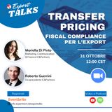 Export Talks - Transfer Pricing: fiscal compliance per l’export