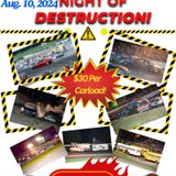 11th Annual Crashin' Hackett's Night of Destruction & Racing from Caraway Speedway!! #WeAreCRN #CRNMotorsports