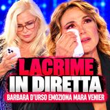 Domenica In, Barbara D’Urso scoppia in lacrime: le confessioni a Mara Venier e le pagelle della puntata