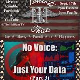 9-17-2026 Patriots III - No Voice: Only Your Data (part 3)