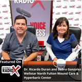 Dr. Ricardo Duran and Debra Gonzalez, Wellstar North Fulton Wound Care & Hyperbaric Center