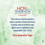 Una pequeña fuga ~ Devocional de Jóvenes ~ 27 de junio 2025