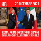 Roma, primo incontro di Draghi con il neo Cancelliere tedesco Scholz 1