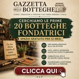 Diventa una delle prime Botteghe Fondatrici